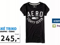 Aktuální akce - Dámské triko Aero Felt Graphic - Černá se slevou 50%